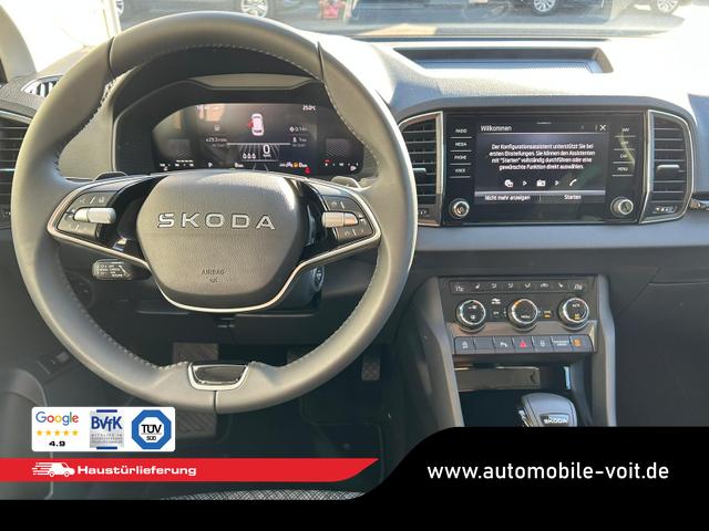 Skoda Karoq Extra Plus 1.5 TSI DSG AHK*Android Auto*Matrix*E-Heck*SHZ*ACC*Keyless*Kamera*17" LM* 2Z Klimaauto*SUNSET 