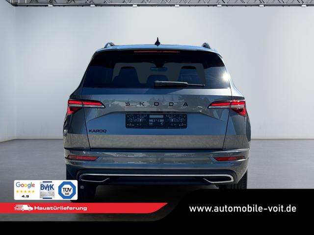 Skoda Karoq 2,0 TDI DSG Sportline 3ZKlima ACC 4x Sitzheizung 2x Einparkhilfe Anh&auml;ngerkupplungKamera 5J Garantie beheizte Windschutzscheibe 