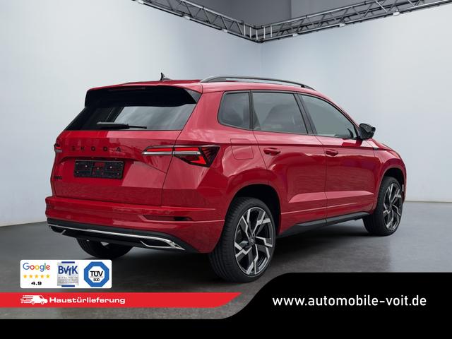 Neue Skoda Karoq Sportline top Austastung 