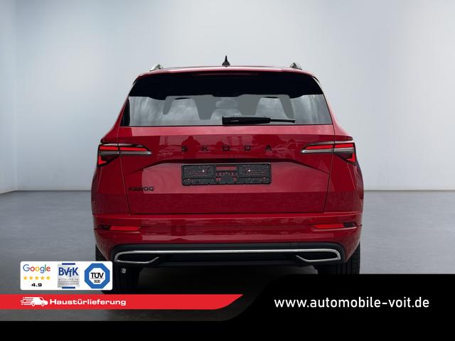 Neue Skoda Karoq Sportline top Austastung 