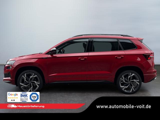 Neue Skoda Karoq Sportline top Austastung 