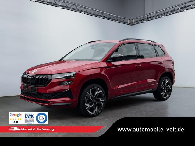 Skoda Karoq - 1,5 TSI DSG Sportline 2ZKlimaautomatik Canton Anh&auml;ngerkupplung Totewinkel Assistent 2 x Einparkhilfe Kamera 19 Zoll Felgen adaptiver Tempomat 5J Garantie