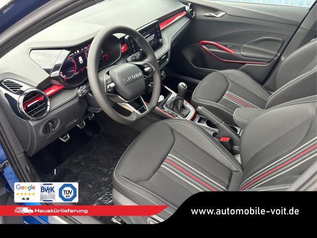 Skoda / Fabia / Blau / Monte Carlo / / , Beispielbilder, ggf. teilweise mit Sonderausstattung