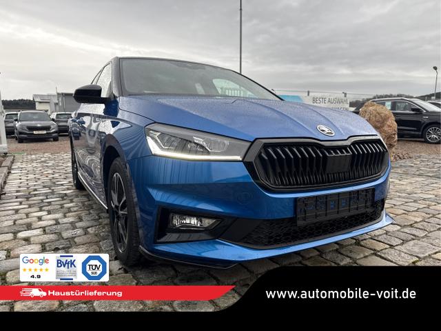 Skoda / Fabia / Blau / Monte Carlo / / , Beispielbilder, ggf. teilweise mit Sonderausstattung