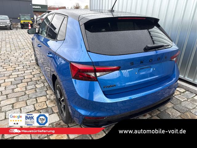 Skoda / Fabia / Blau / Monte Carlo / / , Beispielbilder, ggf. teilweise mit Sonderausstattung