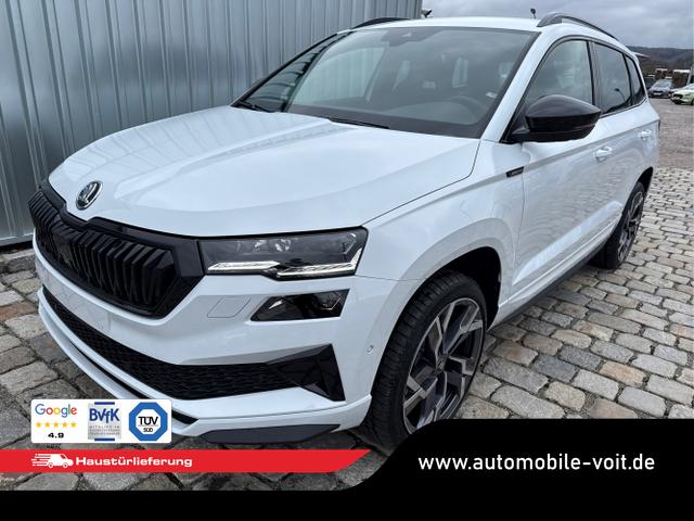 Skoda Karoq - Sportline 1,5 TSI 150 PS DSG -5 Jahre Garantie-Navi-4x Sitzheizung-Canton Sound-Anh&auml;ngerkupplung-LED-Matrix-AppleCarPlay-Android-Auto-ACC-Kessy-2-Zonen-Klimaautomatik-19''Alu-Sofort