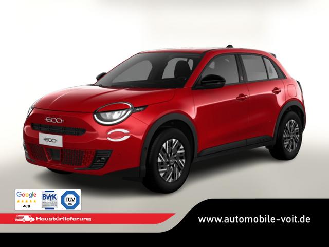 Fiat 600e - RED 11kW-OBC PDC Temp CarPlay Wärmepumpe BT