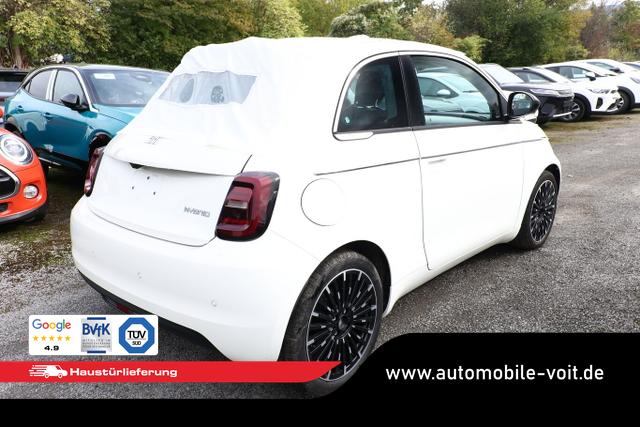 Fiat 500C 500 Cabrio La Prima Nav Keyl SHZ 17Z Kam LED Car 