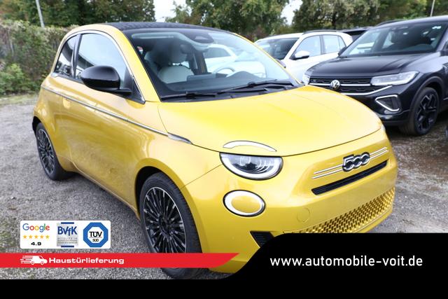 Fiat 500C 500 Cabrio La Prima Nav Keyl SHZ 17Z Kam LED Car 