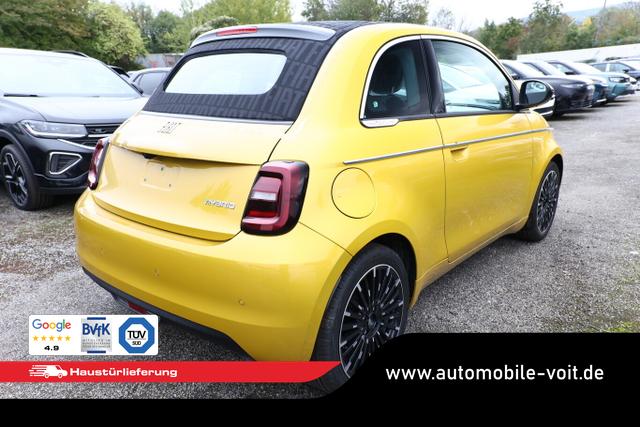 Fiat 500C 500 Cabrio La Prima Nav Keyl SHZ 17Z Kam LED Car 