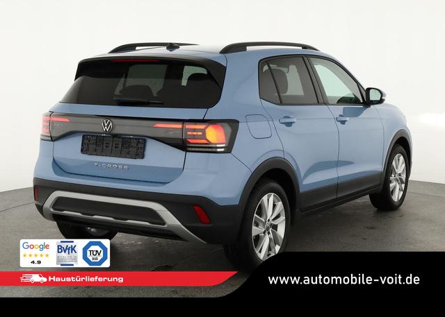 Volkswagen T-Cross 1.0 TSI 85 kW Life DSG Life, AHK, ACC, Ready2, Side, Kamera, 17-Zoll, Winterpaket, Climatronic 