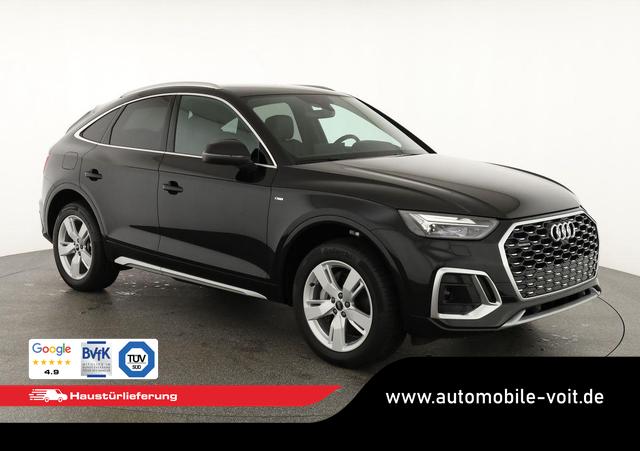 Audi Q5 Sportback - 55 TFSI e quattro S line TFSIe S-LINE, AHK, 19-Zoll, Teilleder