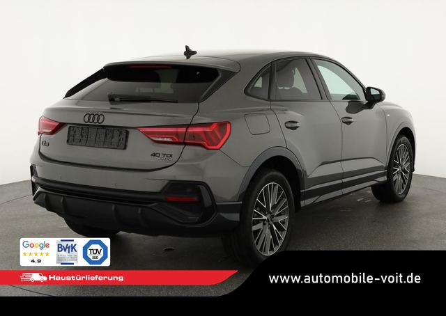 Audi Q3 Sportback 40 TDI quattro S line qu S-LINE, AHK, 19-Zoll, Optik schwarz, Navi, Kamera, el. Klappe 