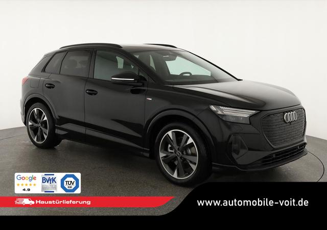 Audi Q4 e-tron - 45 basis quattro S-LINE, Pano, AHK, 20-Zoll, Matrix, Optikpaket schwarz