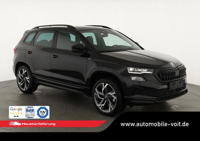 Skoda Karoq - Sportline 4x4 2.0 TSI DSG Sportline, AHK, Navi, Teilleder, Side, 5 J.-Garantie