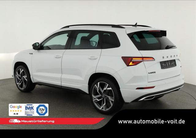 Skoda Karoq Sportline 4x4 2.0 TSI DSG Sportline, Pano, AHK, Navi, Teilleder, Side, 5 J.-Garantie 