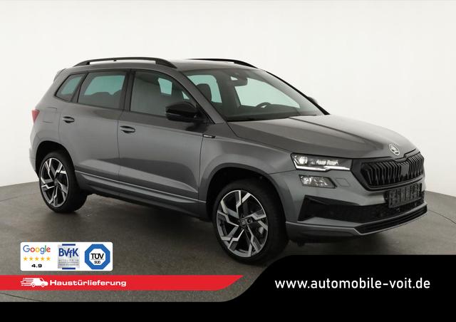 Skoda Karoq - Sportline 2.0 TDI DSG Sportline, Pano, AHK, Matrix, Teilleder, 5 J.-Garantie