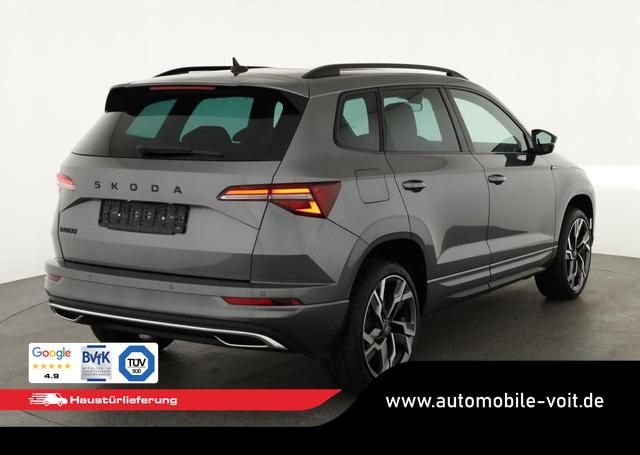 Skoda Karoq Sportline 2.0 TDI DSG Sportline, Pano, AHK, Matrix, Teilleder, 5 J.-Garantie 