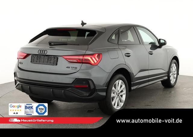 Audi Q3 Sportback 45 TFSI quattro S line qu S-LINE, AHK, Optik schwarz, Navi, Kamera, el. Klappe 