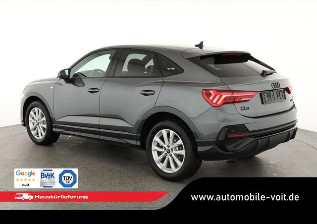 Audi Q3 Sportback 45 TFSI quattro S line qu S-LINE, AHK, Optik schwarz, Navi, Kamera, el. Klappe 