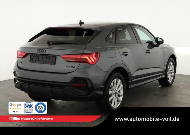 Audi Q3 Sportback 40 TDI quattro S line qu S-LINE, AHK, Optik schwarz, Navi, Kamera, el. Klappe, 4-J. Garantie 