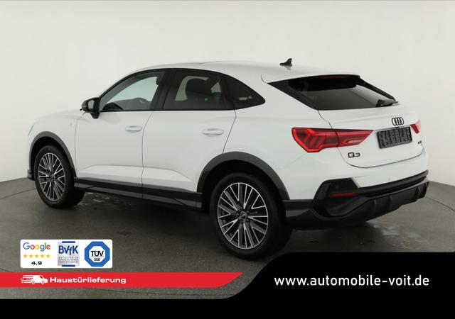 Audi Q3 Sportback 45 TFSI quattro S line qu S-LINE, Pano, AHK, 19-Zoll, Optik schwarz, Navi, Kamera, el. Klappe, 4-J. Garantie 
