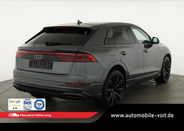 Audi Q8 - 50 TDI quattro qu S-LINE, Luft, Pano, B&O, 23-Zoll, AHK, Leder, AreaView, Optik schwarz