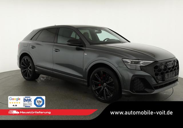 Audi Q8 50 TDI quattro qu S-LINE, Luft, Pano, B&O, 23-Zoll, AHK, Leder, AreaView, Optik schwarz 