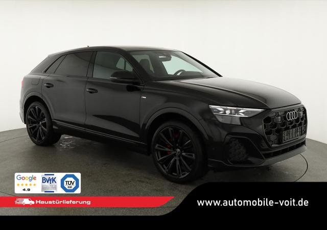 Audi Q8 50 TDI quattro qu S-LINE, Standheizung, HuD, Luft, Pano, B&O, 23-Zoll, AHK, Leder, AreaView, Optik schwarz 