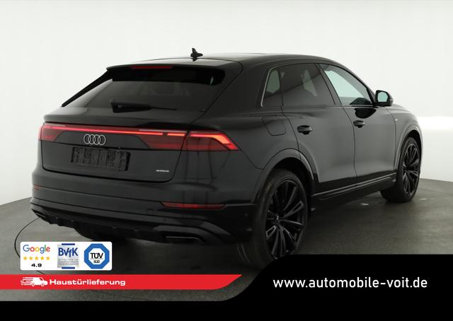 Audi Q8 - 50 TDI quattro qu S-LINE, Luft, Pano, B&O, 23-Zoll, AHK, Leder, AreaView, Optik schwarz