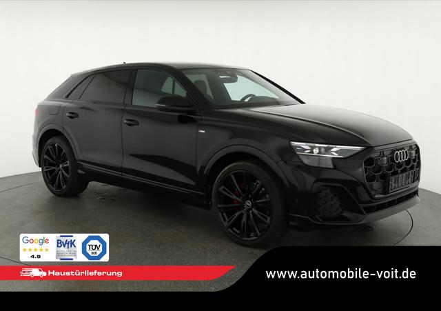 Audi Q8 50 TDI quattro qu S-LINE, Luft, Pano, B&O, 23-Zoll, AHK, Leder, AreaView, Optik schwarz 