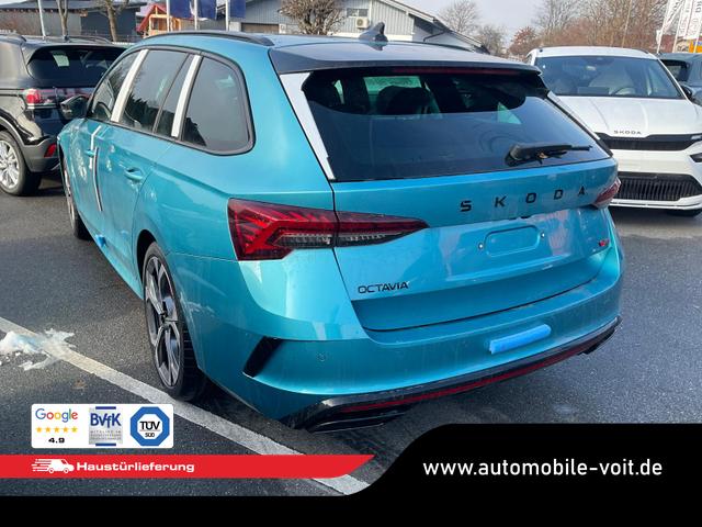 Skoda Octavia Combi RS 2.0 TSI DSG, Sonderlackierung, AHK, 19 Zoll, Canton, el. Klappe, Navi, Matrix, sofort 