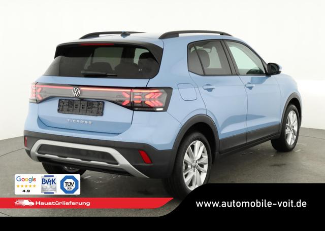 Volkswagen T-Cross - 1.0 TSI 85 kW Life Life, AHK, IQ.Light, Kamera, ACC, Side. Winter, 17-Zoll