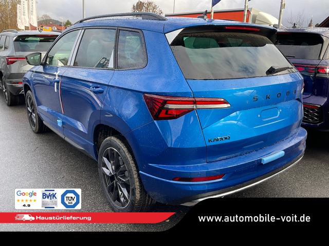 Skoda Karoq Sportline 1.5 TSI DSG Sportline, Pano, AHK, Navi, CANTON, Matrix, AreaView, Side, FS-beheizbar 