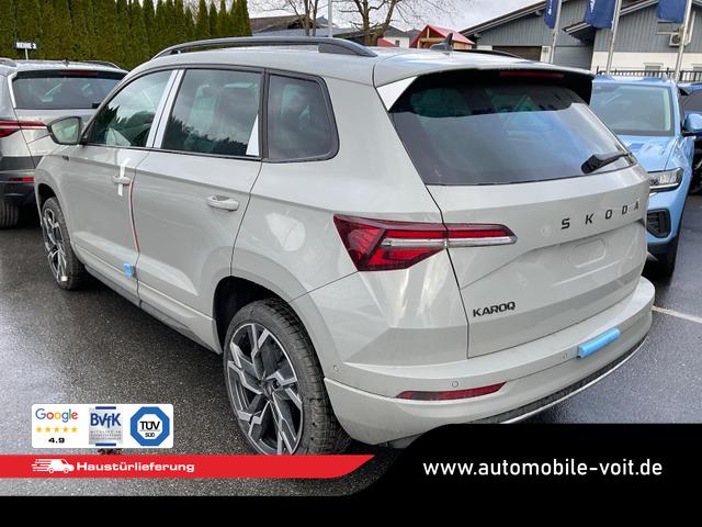 Skoda Karoq Sportline 1.5 TSI DSG Sportline, Pano, AHK, Navi, CANTON, Matrix, AreaView, Side, FS-beheizbar, 19-Zoll 