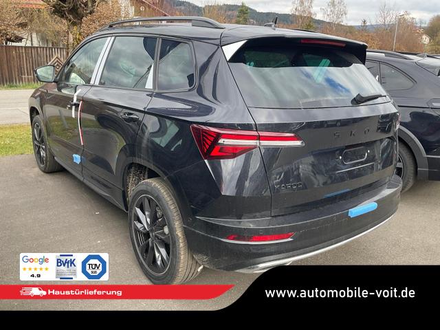 Skoda Karoq Sportline 1.5 TSI DSG Sportline, Pano, AHK, Navi, CANTON, Matrix, AreaView, Side, FS-beheizbar 