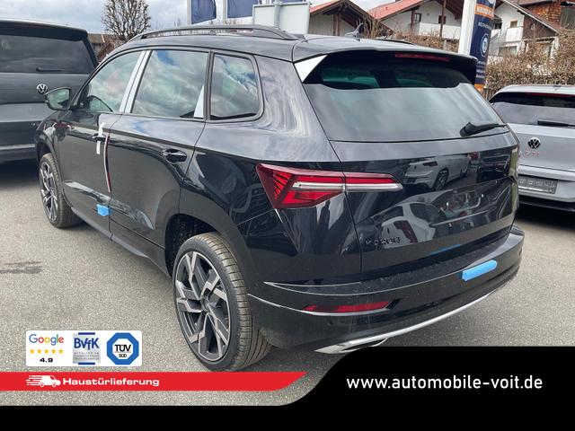 Skoda Karoq Sportline 1.5 TSI DSG Sportline, Pano, AHK, Navi, Matrix, AreaView, Side, FS-beheizbar, Winter, 19-Zoll 