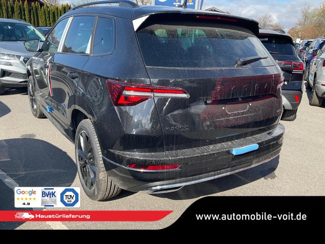 Skoda Karoq Sportline 4x4 2.0 TDI DSG Sportline, Pano, AHK, Navi, Matrix, AreaView, Side, Kamera, el. Klappe, FS-beheizbar, Winter 