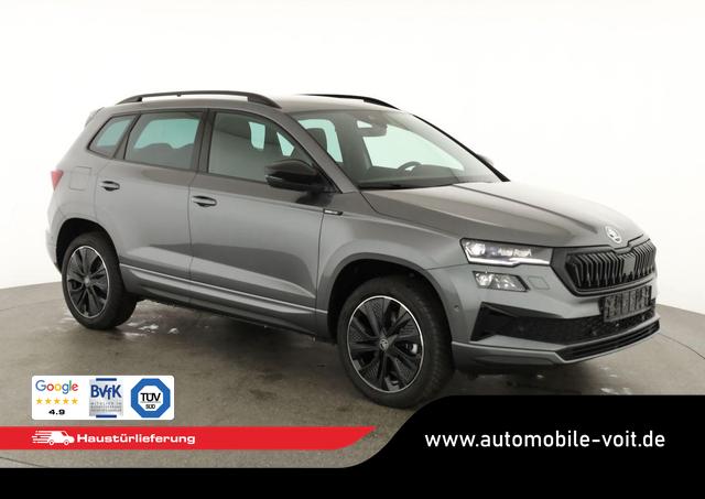 Skoda Karoq - Sportline 1.5 TSI DSG Sportline, AHK, Navi, CANTON, Matrix, AreaView, Side, Kamera, el. Klappe, FS-beheizbar