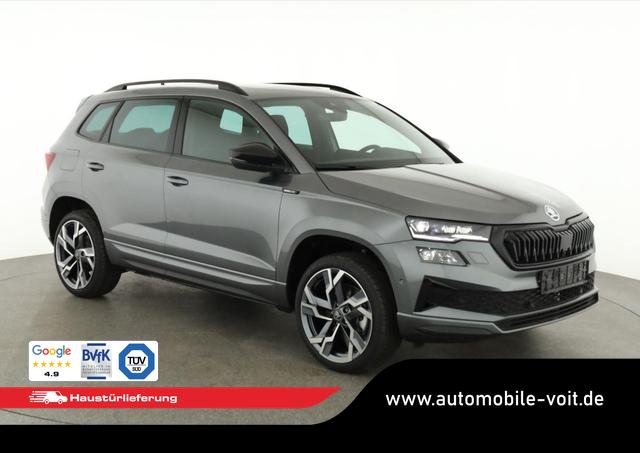 Skoda Karoq - Sportline 1.5 TSI DSG Sportline, Pano, AHK, Navi, CANTON, Matrix, AreaView, Side, FS-beheizbar, 19-Zoll
