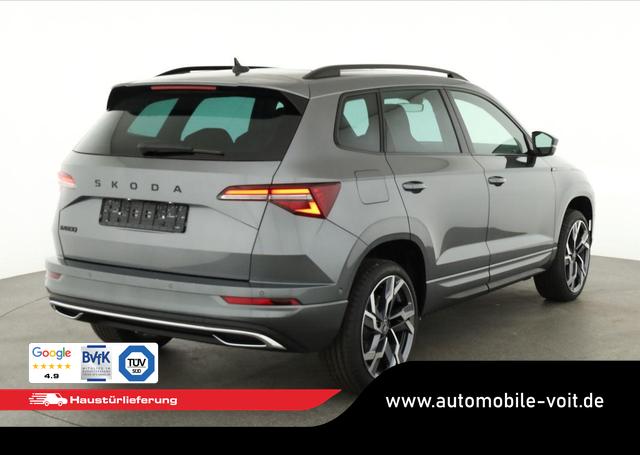 Skoda Karoq Sportline 1.5 TSI DSG Sportline, Pano, AHK, Navi, CANTON, Matrix, AreaView, Side, FS-beheizbar, 19-Zoll 