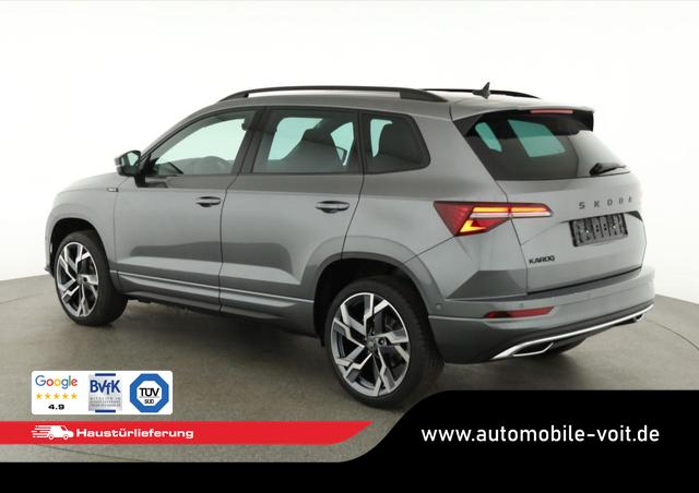 Skoda Karoq Sportline 1.5 TSI DSG Sportline, Pano, AHK, Navi, CANTON, Matrix, AreaView, Side, FS-beheizbar, 19-Zoll 