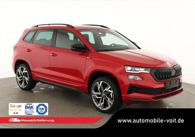 Skoda Karoq - Sportline 1.5 TSI DSG Sportline, Pano, AHK, Navi, CANTON, Matrix, AreaView, Side, FS-beheizbar, 19-Zoll