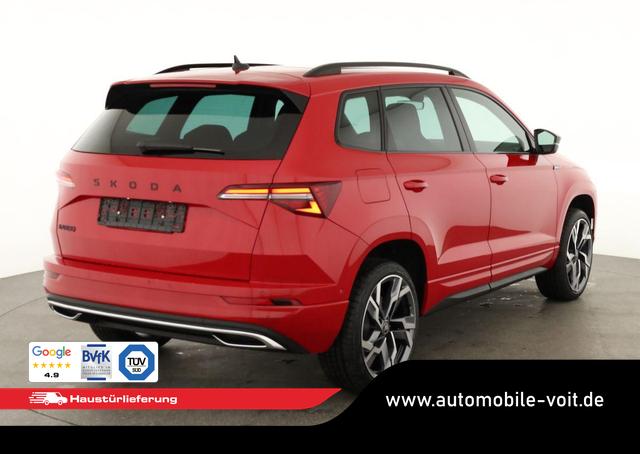 Skoda Karoq Sportline 1.5 TSI DSG Sportline, Pano, AHK, Navi, CANTON, Matrix, AreaView, Side, FS-beheizbar, 19-Zoll 