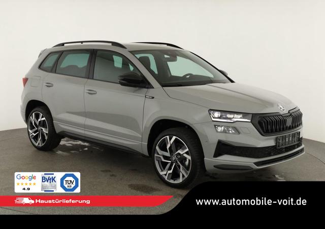 Skoda Karoq - Sportline 1.5 TSI DSG Sportline, Pano, AHK, Navi, CANTON, Matrix, AreaView, Side, FS-beheizbar, 19-Zoll