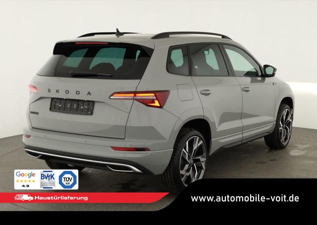 Skoda Karoq Sportline 1.5 TSI DSG Sportline, Pano, AHK, Navi, CANTON, Matrix, AreaView, Side, FS-beheizbar, 19-Zoll 
