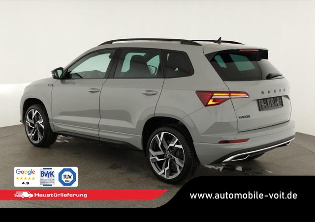 Skoda Karoq Sportline 1.5 TSI DSG Sportline, Pano, AHK, Navi, CANTON, Matrix, AreaView, Side, FS-beheizbar, 19-Zoll 