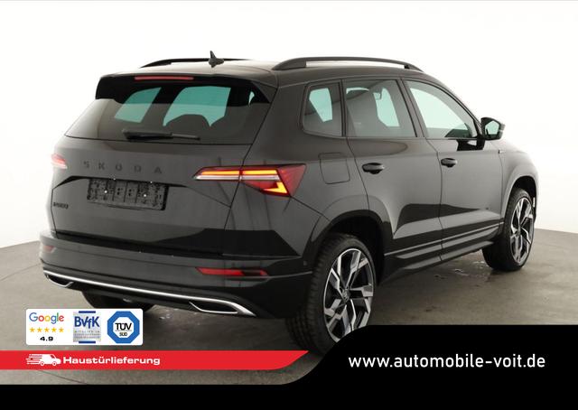 Skoda Karoq Sportline 1.5 TSI DSG Sportline, Pano, AHK, Navi, Matrix, AreaView, Side, FS-beheizbar, Winter, 19-Zoll 
