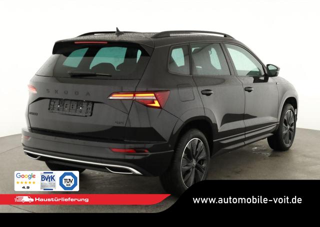 Skoda Karoq Sportline 4x4 2.0 TDI DSG Sportline, Pano, AHK, Navi, Matrix, AreaView, Side, Kamera, el. Klappe, FS-beheizbar, Winter 