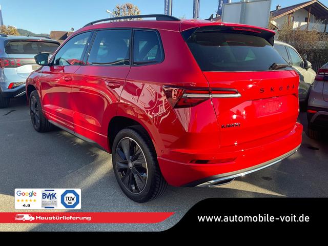 Skoda Karoq Sportline 1.5 TSI DSG Sportline, AHK, Navi, CANTON, Matrix, AreaView, Side, FS-beheizbar, 5-J. Garantie 